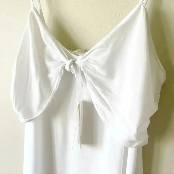 Naked Princess Bridal Ivory White Slip Midi Dress Boudoir Size Small NWT - Picture 3 of 7